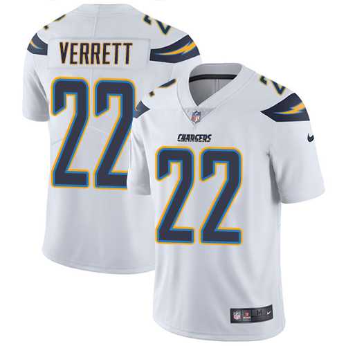 Nike San Diego Chargers #22 Jason Verrett White NFL Vapor Untouchable Limited Jersey,We sell and wholesale Nike San Diego Chargers #22 Jason Verrett White NFL Vapor Untouchable Limited Jersey on line form chian!
